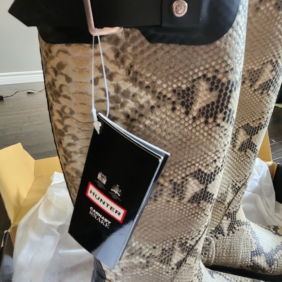 Hunter Carnaby Snake Rain Boots UK size 7 - Picture 6 of 9